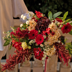 bouquet in the colors of autumn mix